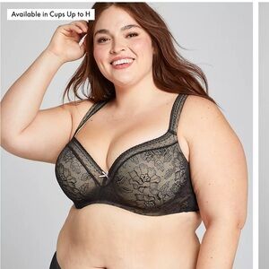 NWT Cacique Lace Balconette Bra